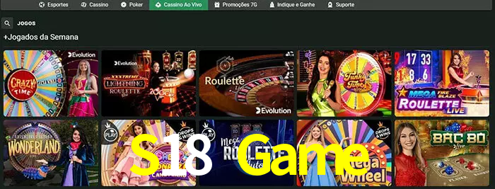 S18 Game bet